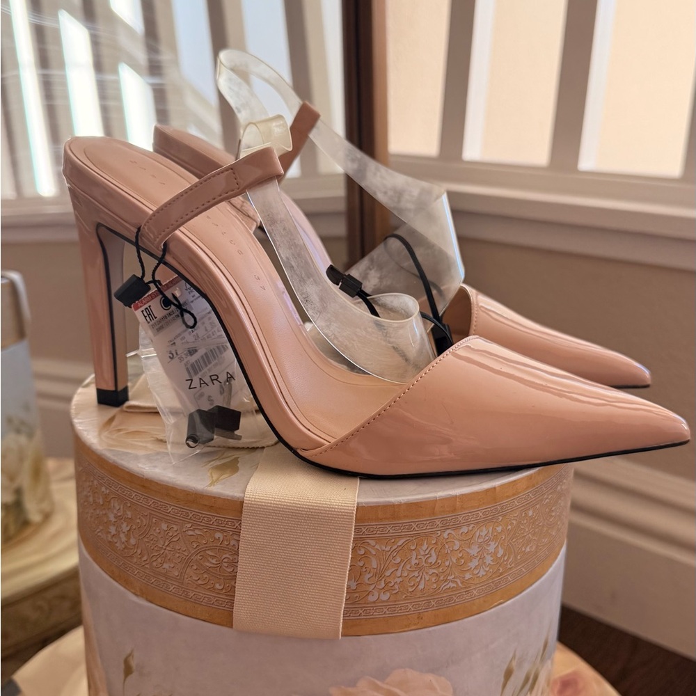 Zara Women's Blush Pink Heels